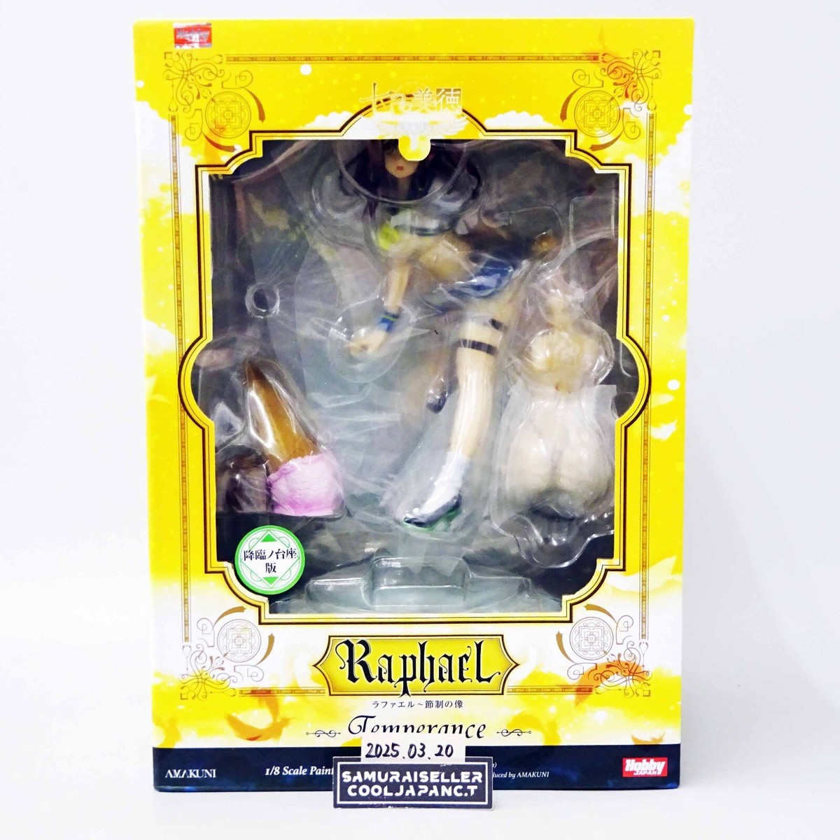 The Seven Heavenly Virtues Raphael statue of moderation Figure
