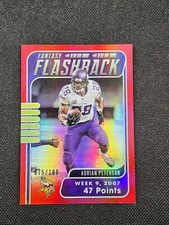 2020 Absolute Adrian Peterson Fantasy Flashback 075/100 Spectrum Red Vikings