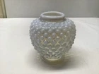 Vintage Fenton Glass Opalescent Hobnail Small Vase
