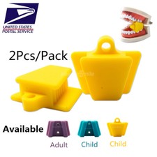Easyinsmile Dental 2Pcs Bite Block Autoclavable Silicone Mouth Props Adult/Child