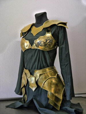 Queen of the Elven" Brass Medieval Lady Armor Suit, Fantasy armor, For  Halloween | eBay