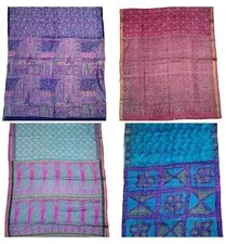 Old Wholesale Lot 50 Pattern Party Wear 100% Pure Silk Saree Vintage Sari 5 Yard