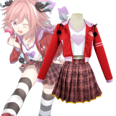 Cosplay Fate Grand Order Apocrypha Astolfo Kleid Kostüm Halloween Karneval Anzug