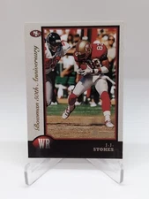 1999 Bowman JJ Stokes 50th Anniversary #24/50 49ers #56