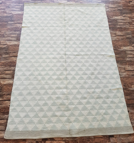 Vintage Handmade Traditional Moroccan Berber Kilim Floor Rug Carpet 196x136 cm