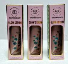 BEAUTANIQUE BEAUTY GLOW SERUM HIGHLIGHTING THREE COUNT CREAM VEGAN LOT OF THREE