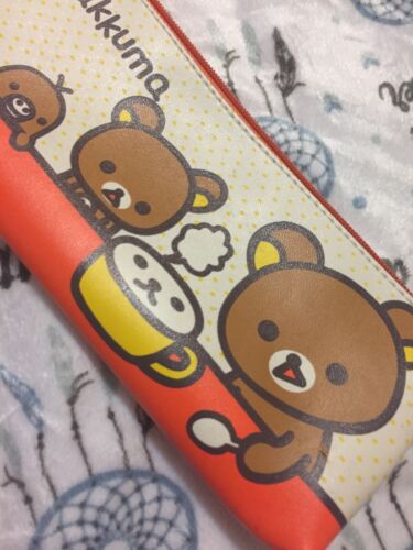 Rilakkuma Bear Pencil Case,orange Or Blue,school, Cosmetic, New,random Color - Picture 6 of 12