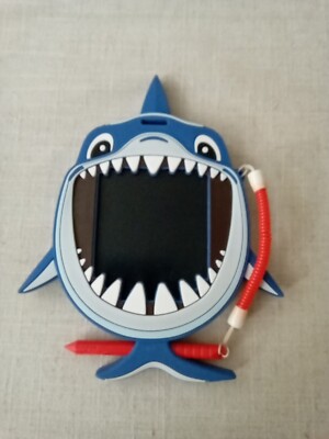 Boogie Board Sketch Pals Shark Blue Drawing Erasable Sketch Pad