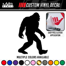 Big Foot Vinyl Decal Sticker Urban Legend Sasquatch 256
