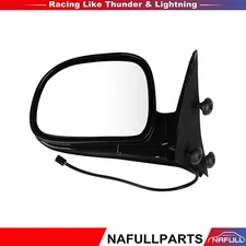 Left Driver Power Side View Mirror For 95-97 Blazer Jimmy 94-97 S10 Sonoma New