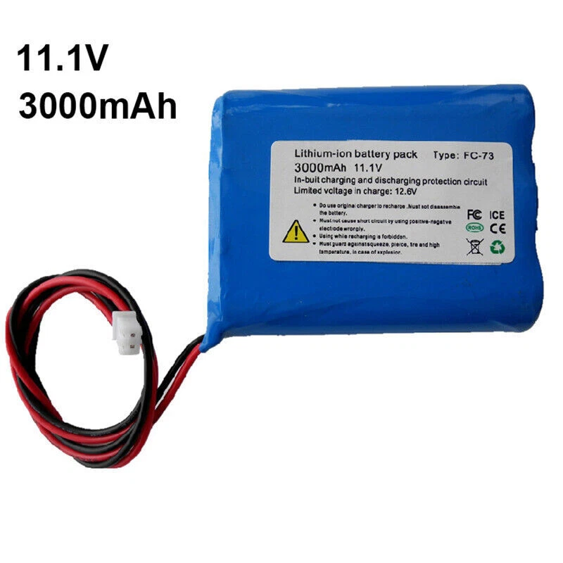 Pack De 2 Baterías Litio 7.4V 3000mAh Con Cable De Carga 4P – Compatible Con Coches RC, Tanques Y Robots