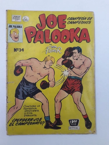 JOE PALOOKA #34 (1955) - (JOE PALOOKA) - ORIG. COMIC IN SPANISH - LA PRENSA