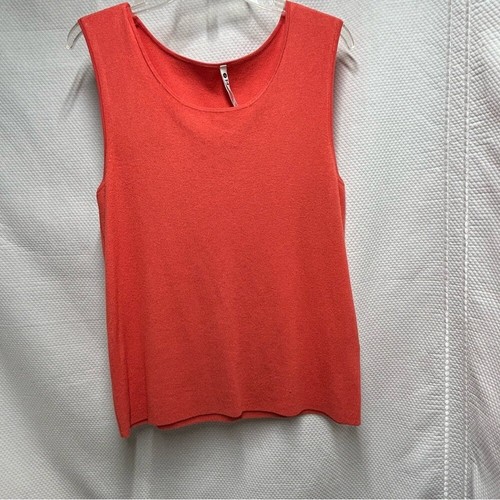 Leo & Nicole Deep Coral 2 pc Cardigan Sweater Set LP - Picture 3 of 8