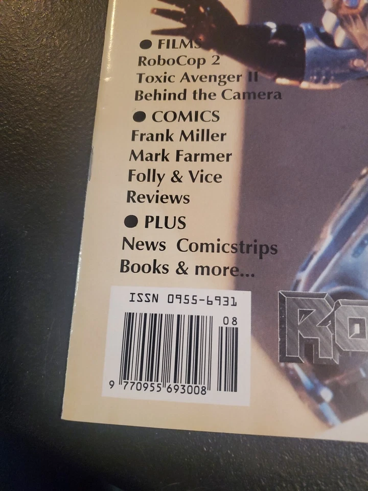 FANTASYAZIA #3 1990 журнал ROBOCOP 2 w плакат TMNT токсичный мститель RPG Фрэнк Миллер - Изображение 4 из 4