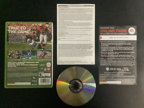 Madden NFL 12 Microsoft Xbox 360 Complete w/ Manual & Insert - Picture 2 of 4