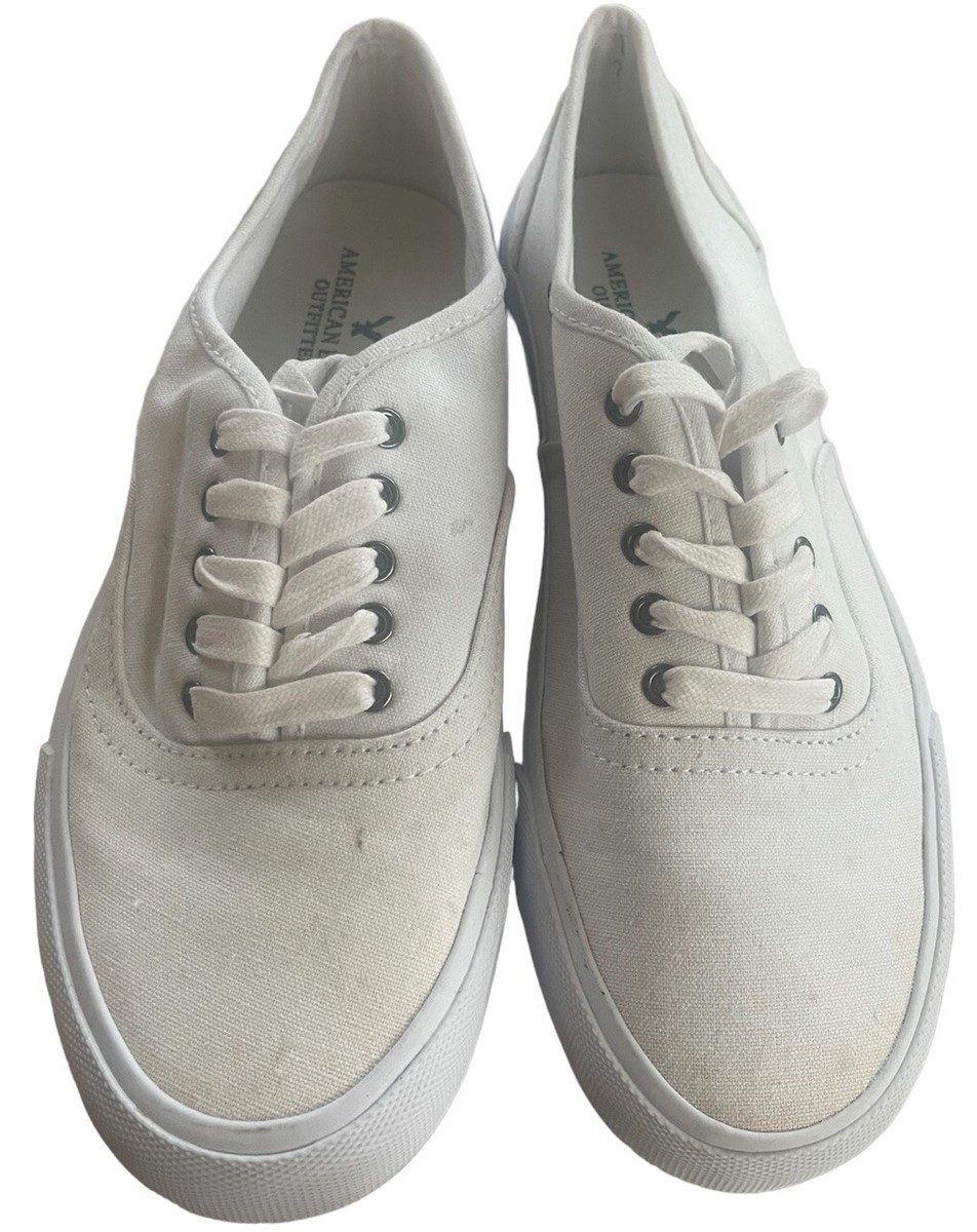 American Eagle Outfitters White Canvas Shoes Men's Size