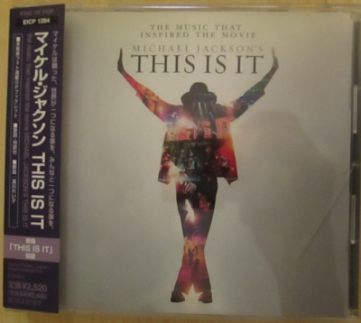 Michael Jackson This is It OBI CD EICP-1284 Collector Japan