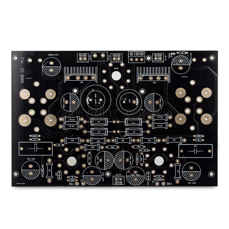 HiFi 300B Vacuum Tube Power Amplifier Board DIY KIT Class A Stereo Audio Amp 16W