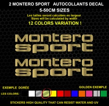 MONTERO sticker genuine decal sticker STICKERS WATERPROOF
