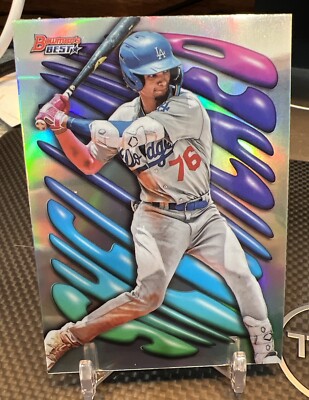 JOENDRY VARGAS 2023 Bowman s Best SHELLACKED Insert - #SH-10 LA Dodgers