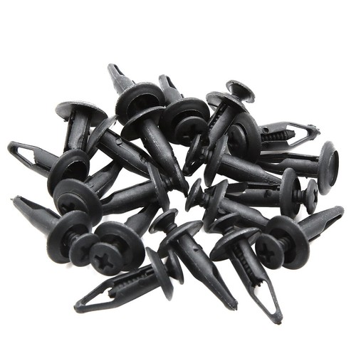 Lot De 50 Clips Rivets Plastique Pour Voiture - Diamètre 9mm, Idéal Pare-chocs, Garde-boue, Tapis