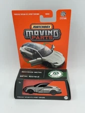 MATCHBOX Moving Parts 2025 PORSCHE TAYCAN GTS SPORT TURISMO GRAY