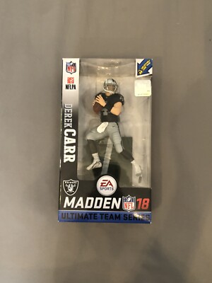 NFL Derek Carr McFarlane Madden 18 Ultimate Team 2 Las Vegas Oakland Raiders NEW