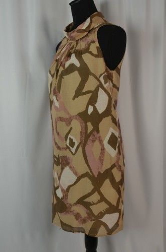 Patrizia Pepe Women's Sleeveless Dress Size 42 Italy Silk Blend 10 US Retro Cute - Picture 3 of 11