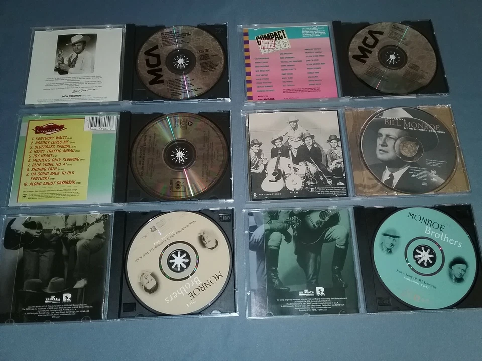 Collection Bill Monroe Brothers Essential Bluegrass Boys Live BMG MCA CBS 87 Exc - Image 2 of 4