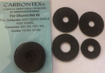 CARBONTEX OKUMA  COLDWATER 303D, 303DS, 303DLX, 453D, 453DS DRAG WASHERS