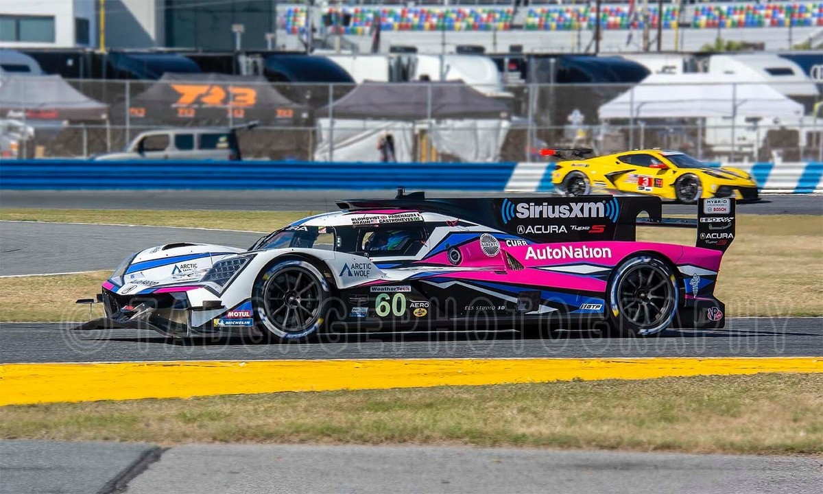 Acura ARX-06 Meyer Shank Racing No. 60 IMSA GTP Rolex 24 Race Car