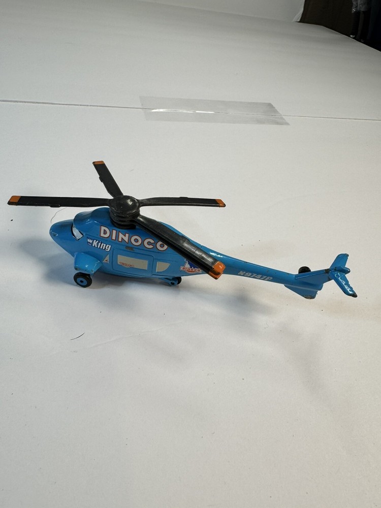 Disney Pixar Cars King DiNOco Helicopter Rescue 1:55 Diecast Toys Car