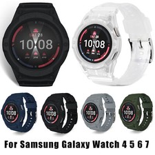 TPU Frame Case Watch Band Set for Samsung Galaxy Watch 4 5 6 7 40mm 44mm Strap