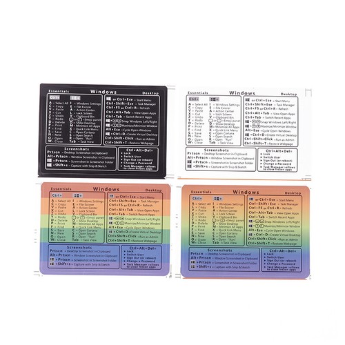 2Pcs Reference Keyboard Shortcut Sticker Adhesive For Windows Laptop Sticker _si - Photo 6/15