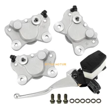 Front Rear Brake Calipers w/Pads & Master Cylinder for Arctic Cat 300 1998-2002