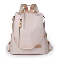 Womens Ladies Waterproof Anti-Theft Backpack Rucksack Travel School Shoulder Bag