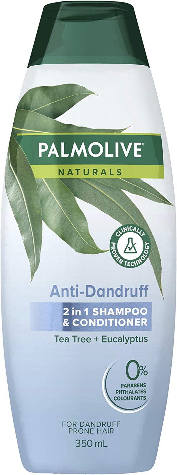 Naturals anti Dandruff 2 in 1 Hair Shampoo and Conditioner, 350Ml, Tea Tree & Eu