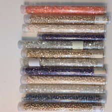 Lot Size 6, 8 Assorted Czech Seed Beads 12 Tubes 840 SALE  SALE  