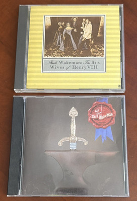 Rick Wakeman CD Lot of 2 Six Wives Of Henry VIII & King Arthur Progressive Rock
