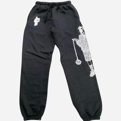 BILLIE EILISH Rhinestone Sweatpants Size Small ''Happier Than Ever''
