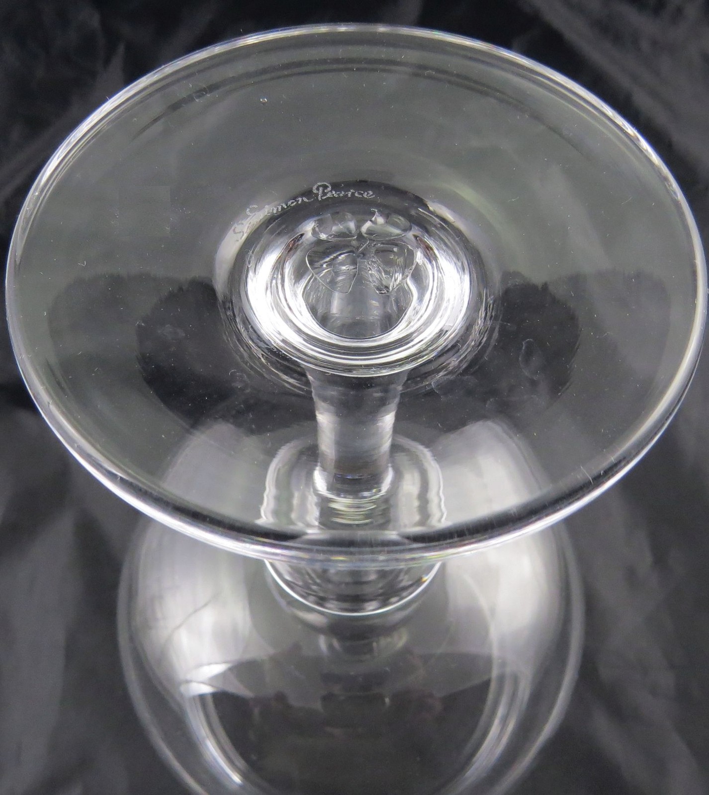 Simon Pearce Woodstock Balloon Wine Glass 7-3/4" Signed Multiple Available