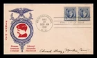 US COVER EDWARD A MACDOWELL FAMOUS AMERICANS FDC SCOTT 882 SADWORTH CACHET