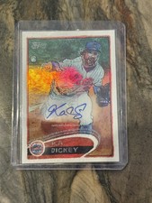 2025 Topps Shoebox Treasures - 2012 Topps R.A. Dickey #90A Color Blast /25