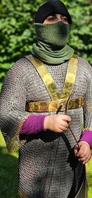 Medieval Leather Chest Belt for SCA & Larp Black Friday Sale