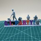 1:35 G.I. Party! Military Painted Figures w/ Display Base — photo 1