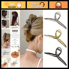 Large Metal Butterfly Hair Clips for Women - 3 Pcs, 5.1" Hair Accessories for Th