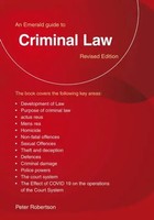 Peter Robertson | Criminal Law | Taschenbuch | Englisch (2021)