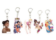 Set of 5 Street Fighter Chunli Cammy Juri Han...
