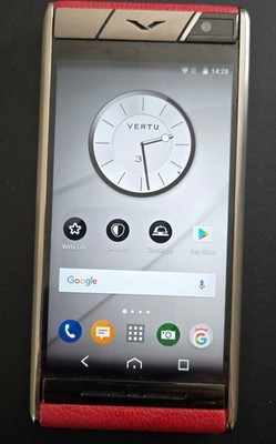 Vertu Aster Smartphone ,Kalbsleder, 64GB Titanium