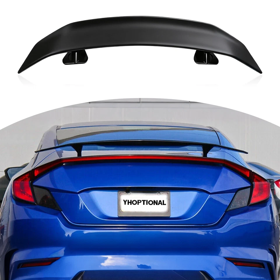 Matte Black 46" Car Rear Trunk Spoiler Wing Racing For Mercedes-Benz AMG GTS GT - Изображение 4 из 4